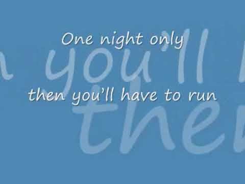 Jennifer Hudson one night only with lyrics