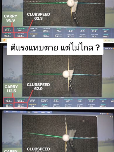 ตีแรงแทบตาย แต่ไม่ไกล ? #ProTeeVX #homegolfsimulatorbychalermwong #creatorsearchinsights