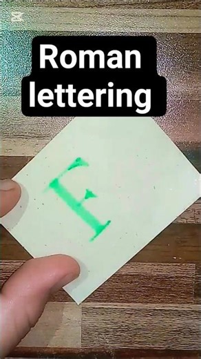 Roman lettering #art #handwriting #youtubeshorts #shorts