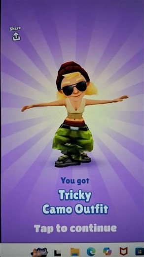 Unlocking Tricky's Camo Outfit #roblox #subwaysurfers #gaming #pcgames #gameplay #pcgames #roblox