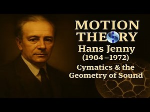 Hans Jenny (1904–1972) — Cymatics, Pattern Selection, and Making Sound Visible