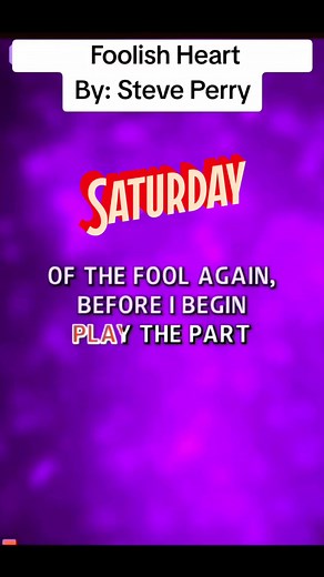 9.5K views · 118 reactions | Foolish Heart by Steve Perry #karaoketime #fyppppppppppppppppppppppp… | RJ Vlog | Facebook