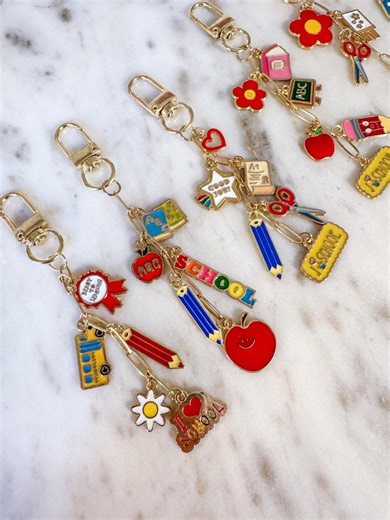 Teacher Keychain, Teacher Bag Charm, Custom Purse Charm for Teachers, Teacher Appreciation Gift - Etsy