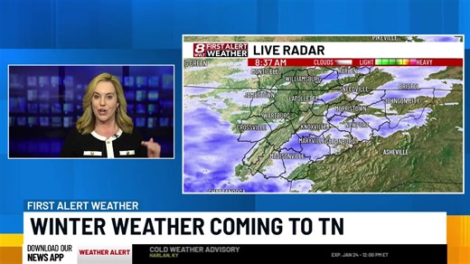 LIVE: We've got the latest on timing as winter weather makes its way to Tennessee https://tinyurl.com/yvezh4db | WVLT