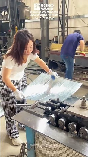 HVAC Duct Pittsburgh Lock Former Forming Machine