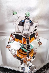 Surf Duke's Apollo 11 Lunar Excursion Module (LEM) & Orion Crew Capsule, Moon Missions Bundle, 3d Paper Model Crafting Kit, PDF, Plans - Etsy