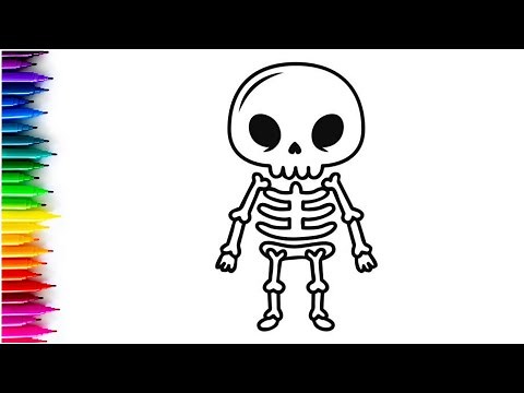 Skeleton | how to draw a skeleton | skeleton Body