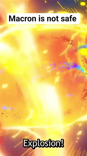Macron Explosion Meme, mais y'a vraiment une explosion #konosuba #megumin #macron #shitpost