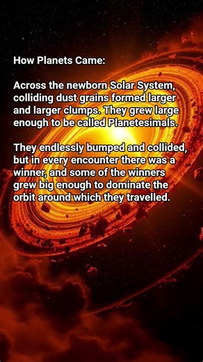"Birth of Planets" #SpaceHistory #Cosmos #Evolution #SolarSystem #Astronomy #Shorts #Universe #Fact