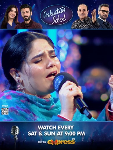 Pakistan Idol ke stage par Maham Tahir ki awaaz ne dil jeet liya 🎤✨ #pakistanidol #zebbangash #fawadkhan #rahatfatehalikhan #expressentertainment #bilalmaqsood.