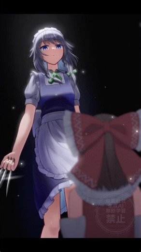 咲夜描いたー #東方 #東方project #イラスト #イラストメイキング