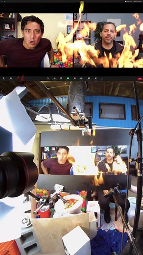 #behindthescenes of my video with David Blaine