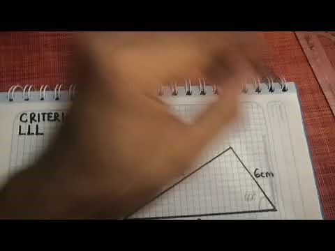 Semejanza de triángulos. Criterio LLL