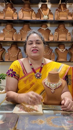 BJS on Instagram: "Beloved Old Gold Necklace Remade to a Stunning New Pearl & Ruby Design | BJS Bindu Jewellers ✨ In this video, watch how we beautifully remake a beloved gold necklace into a fresh, elegant design that looks brand new. To enhance the original ruby stones, we added: ✨ Ruby beads that perfectly match the pink ruby stones ✨ White pearls that complement the existing white stones ✨ Hand-attached rings on each pearl and ruby bead for a neat, secure, and elegant finish Every pearl and 