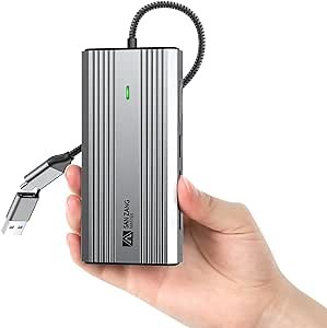 DisplayLink Docking Station Triple Monitor,12 in 1 USB C Hub Multiple Adapter for MacBook M1/M2/M3,Dell,HP,Lenovo Laptop Docking Station with 2 HDMI,VGA,Gigabit Ethernet,USB 3.0/2.0,SD/TF,Mic/Audio