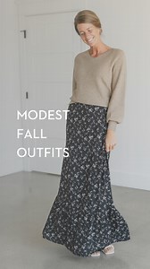 6.6K views · 66 reactions | Do you need these modest fall ‘fits?  This is how we do fall at Inherit + we know you do, too!!!  Modest, timeless designs that transcend the trends. Tap to shop! #inheritco #makemodestmainstream #modeststyles #fallfashion #fallstyles #modestskirt #modestdress | Inherit Clothing Company | Facebook