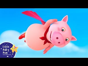 SUPER PIG! - Little Baby Music Time! | Baby Songs | Nursery Rhymes | Songs For Kids