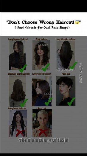 How to Choose Best Haircuts for Oval Face Shape_Hairstyles That Suit Oval Face #OvalFaceHaircuts