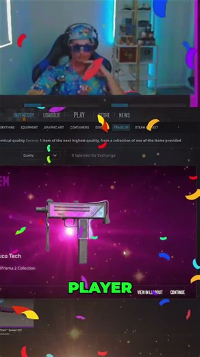 New CS2 StatTrak Skins Reactions! MAC-10 Disco Tech Close-Up! #shorts