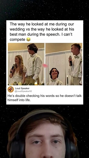 Groom Looking At Bride Vs Best Man Bestie Energy