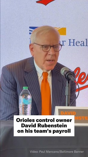 Orioles control owner David Rubenstein on the payroll: "We don't have particular financial constraints" | Baltimore Banner Sports