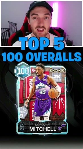 Top 5 Homecoming 100 Overall Cards in NBA 2K26 MyTeam! #nba2k26 #nba2k26myteam #packopening