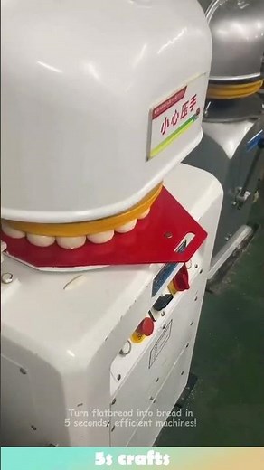 Turn flatbread into bread in 5 seconds: efficient machines! #machine