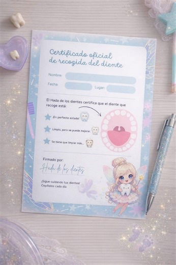 Printable Tooth Fairy Certificate / Realistic Tooth Fairy Letter / Tooth Fairy Letter for Kids - Etsy