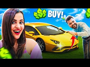 Buying EVERYTHING He TOUCHES BLINDFOLDED !! 😱 *OMG*
