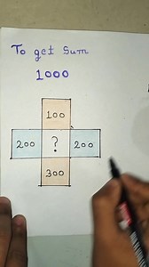 Maths puzzle quiz to get sum 1000 #mathspuzzle #mathsreasoning #mathsgame | Maths Easy Fever