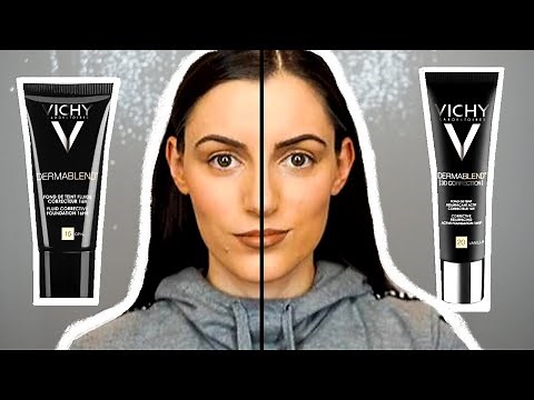 VICHY DERMABLEND VS DERMABLEND 3D CORRECTION: Full Coverage Foundation Review