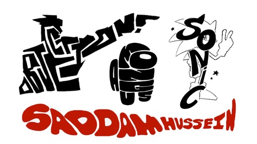 How To Draw Text In Any Shape Challenge | Know Your Meme