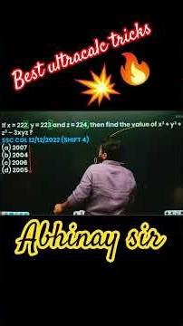best ultracalc tricks by abhinay sir ‪@abhinay-n8c‬