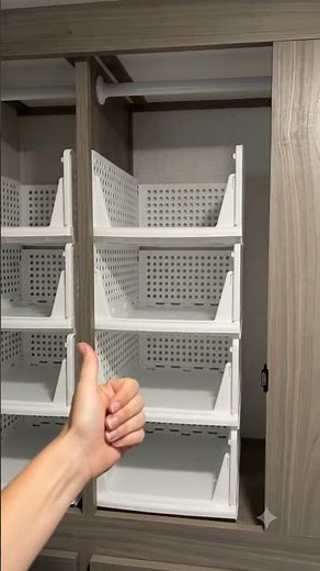 This RV Closet Hack Doubled My Storage Space! 😱🚐 #shorts