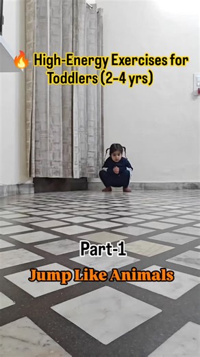 Mansi & Manahil on Instagram: "Toddlers come with battery 🔋++ and zero power-off button, and these exercises are absolute life-savers for burning energy (and saving our sanity 🙌). This series is going to help so many parents keep their toddlers engaged — stay tuned for the upcoming parts 💛🐾 #toddleractivitiesً #toddlerexercises #highenergytoddler #toddlerplay #momlifeunfiltered"