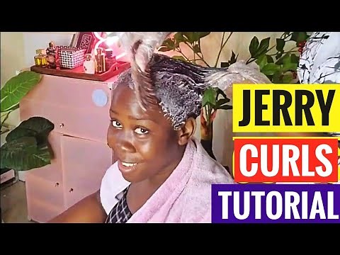 How to make Jerry curls step by step