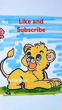 how to draw a lion #drawing