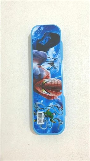 asmr spiderman pencil box