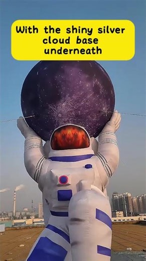 Who could say no to this "held-up space romance"? #inflatable #diycosplay #decoration #stage #funny