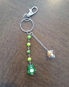 Beaded Frog Keychain - Etsy