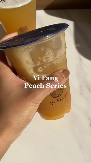 @YiFang Taiwan Fruit Tea - PH peach series highly recommend! #yifangteaph #yifang #foodietokph #tiktokeatsph #fyp #foryoupage #phoodtour #foodtiktok