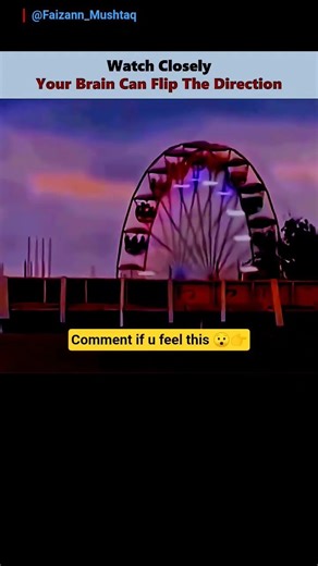 Wheel Looks Like It’s Reversing!Spinning Wheel Illusion 🎡 #illusion #wheels #science #physics