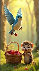 “Inspirational Acts of Kindness 🌟 | The Little Bluebird’s Story | Kids Short”