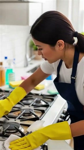 Greasy Kitchen Deep Clean #kitchencleaning