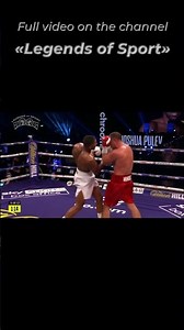 Anthony Joshua vs Kubrat Pulev 🥊💥 | KO Victory & Title Defense | #Boxing #Shorts