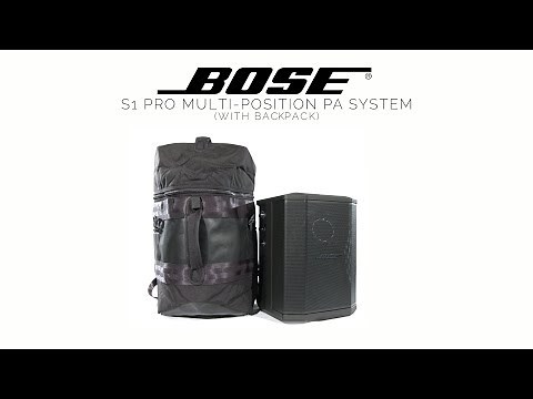Bose S1 Pro Multi-Position PA System with Backpack | Gear4music