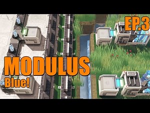Modulus Demo EP.3 // Blue! // Voxel based factory builder