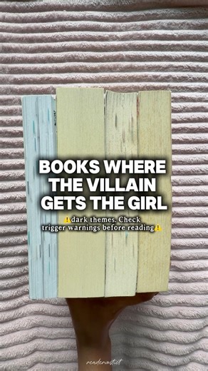 Books Where the Villain Gets the Girl 🖤