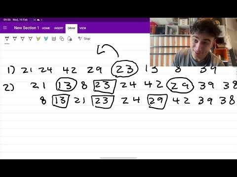 Quick sort Algorithm A-level Further Maths Decision
