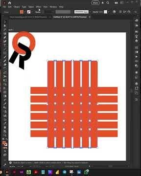 How to interlock shapes in Illustrator #GraphixWay #illustrator #shorts #design